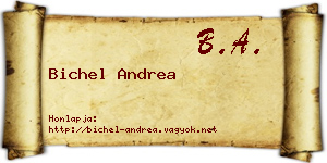 Bichel Andrea névjegykártya